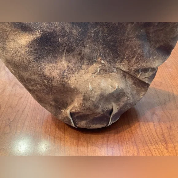 Vintage Leather Bowling Ball Bag - Picture 6 of 15